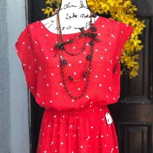 Vintage red dress